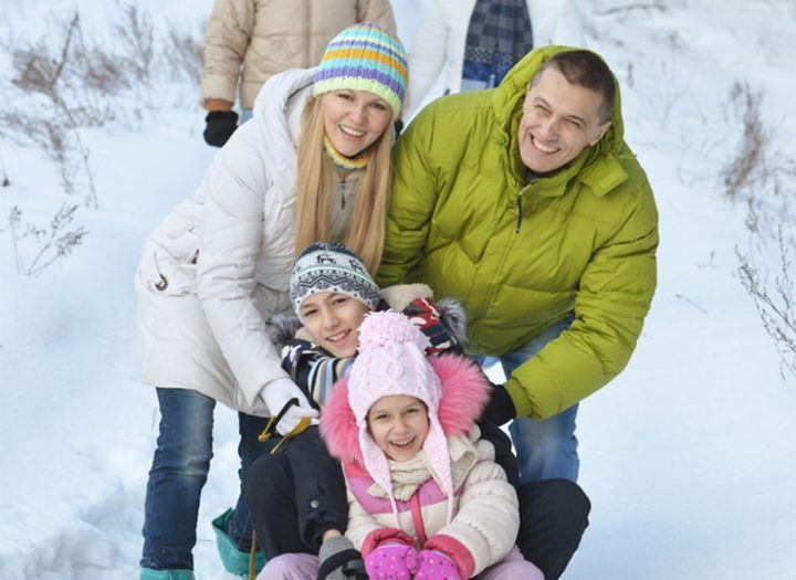 Moment en famille à la Pourvoirie Mekoos